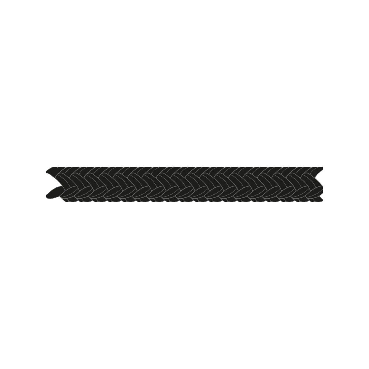 TASMANIA - 10 MM - BLACK (GLEISTEIN) - price per meter