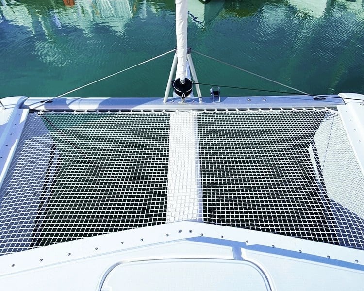 TRAMPOLINE - CAT.LAGOON 450 (30 MM-WHTE) - 2 PIECES