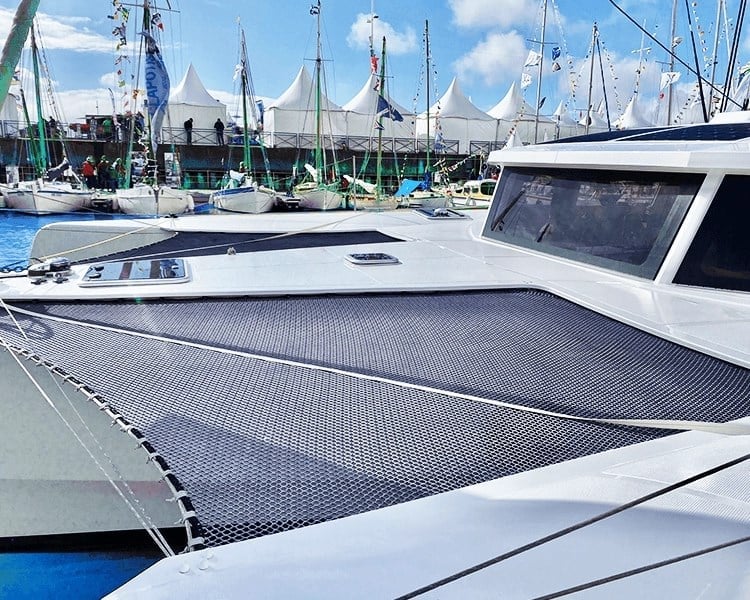 TRAMPOLINE - CAT.LAGOON 450 (30 MM-WHTE) - 2 PIECES