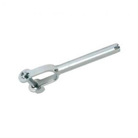 Welded fork terminal for 4 mm wire