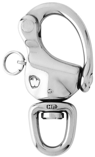 WICHARD - HR snap shackle - With swivel eye - Length: 90 mm