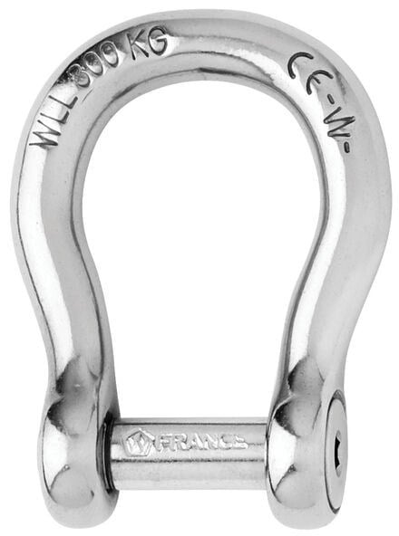 WICHARD - Self-locking allen head pin bow shackle - Dia 6 mm