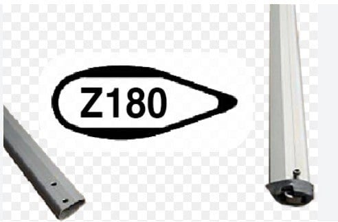 Z-SPARS - ANODISED PROFILE FOR Z180 SPREADER (PER METER)