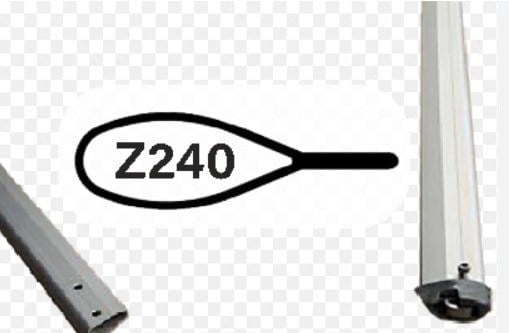 Z-SPARS - ANODISED PROFILE FOR Z240 SPREADER (PER METER)