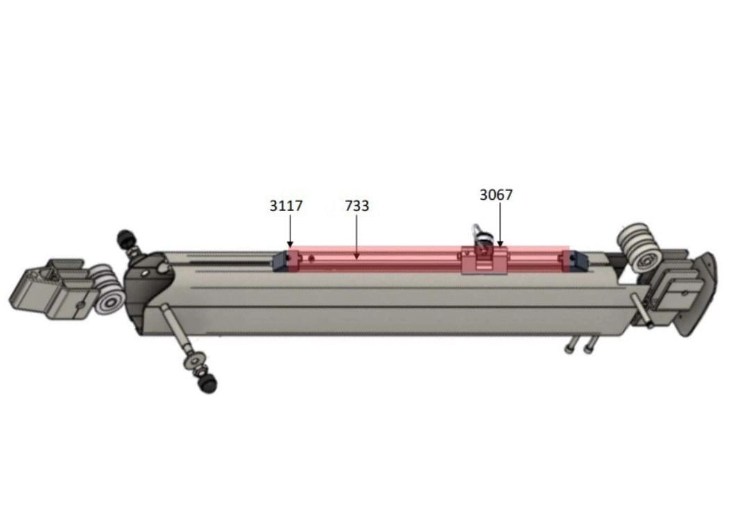 Z-SPARS - BOOM TRACK 25/5 (LG 4000 mm)