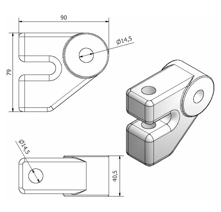Z-SPARS - GOOSENECK TOGGLE Z1100E-Z690 - F300