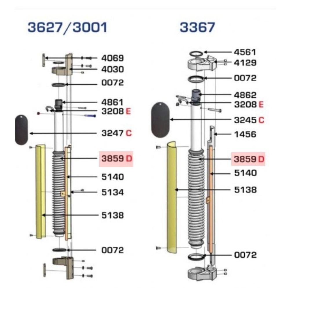 Z-SPARS - PLASTIC WORM-DRIVE FOR FURLING MECANISM (GRAND MODEL)