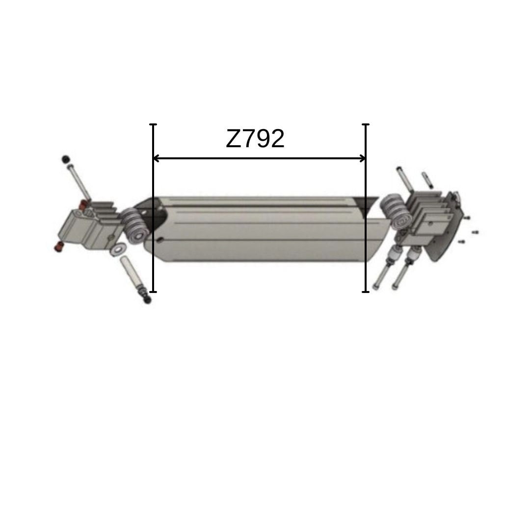 Z-SPARS - PROFILE BOOM Z792 (LENGTH: 7.500 MM)