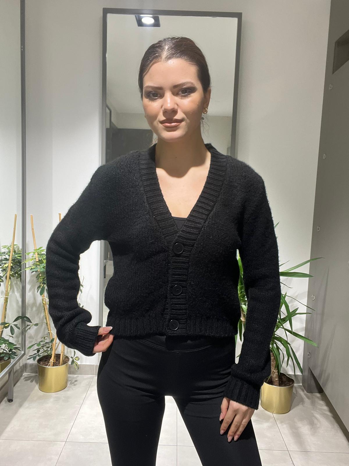 Açık Yaka Hırka