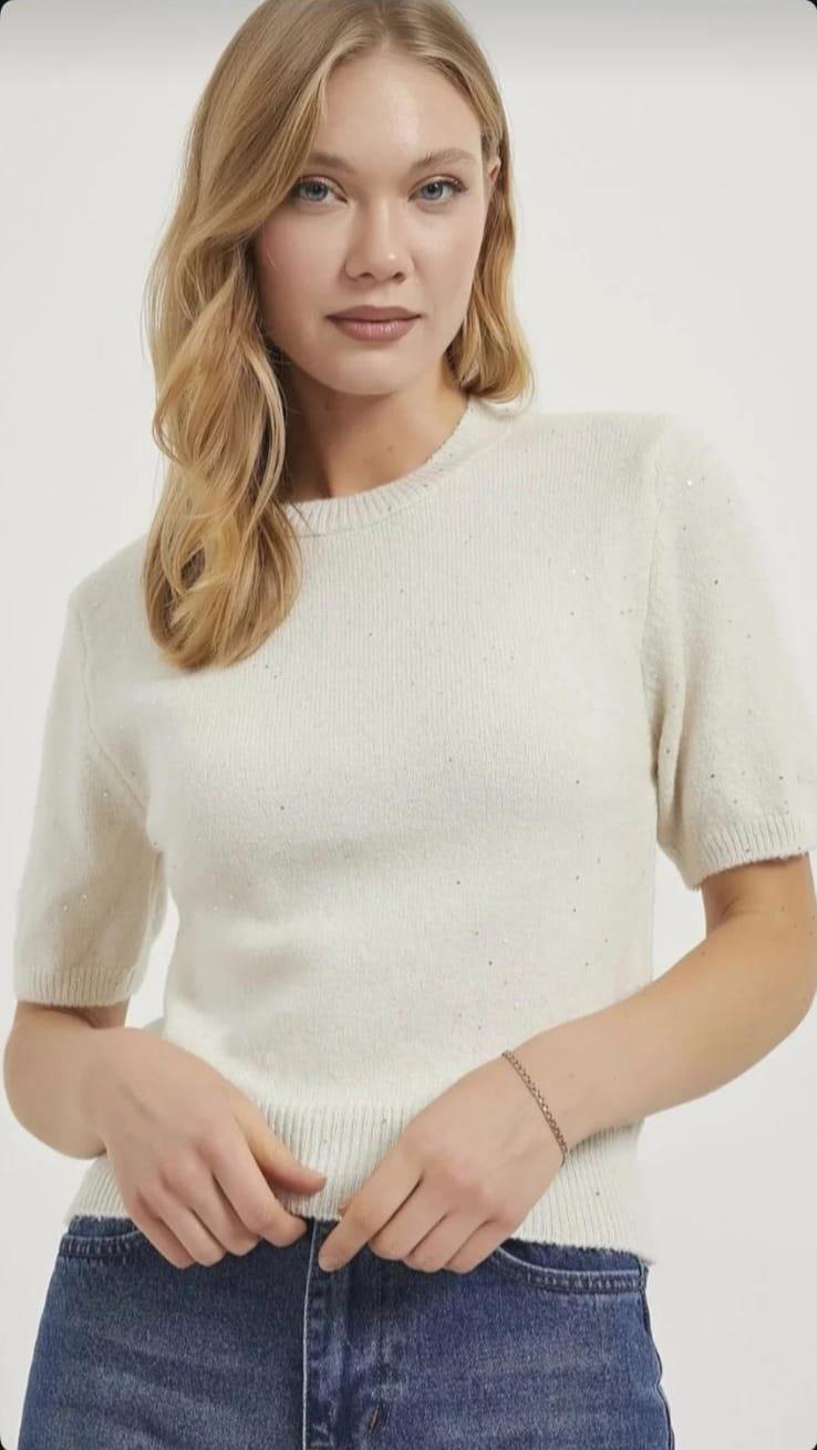 Basic Yaka Pullu Triko