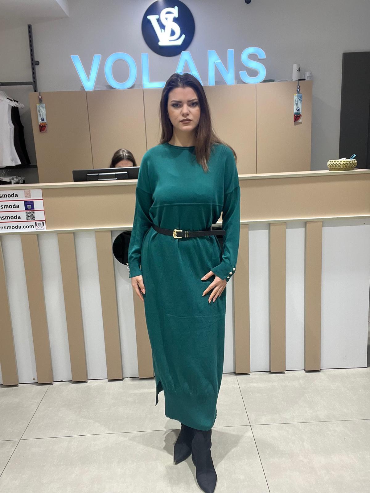 Düğme Çakımlı Triko