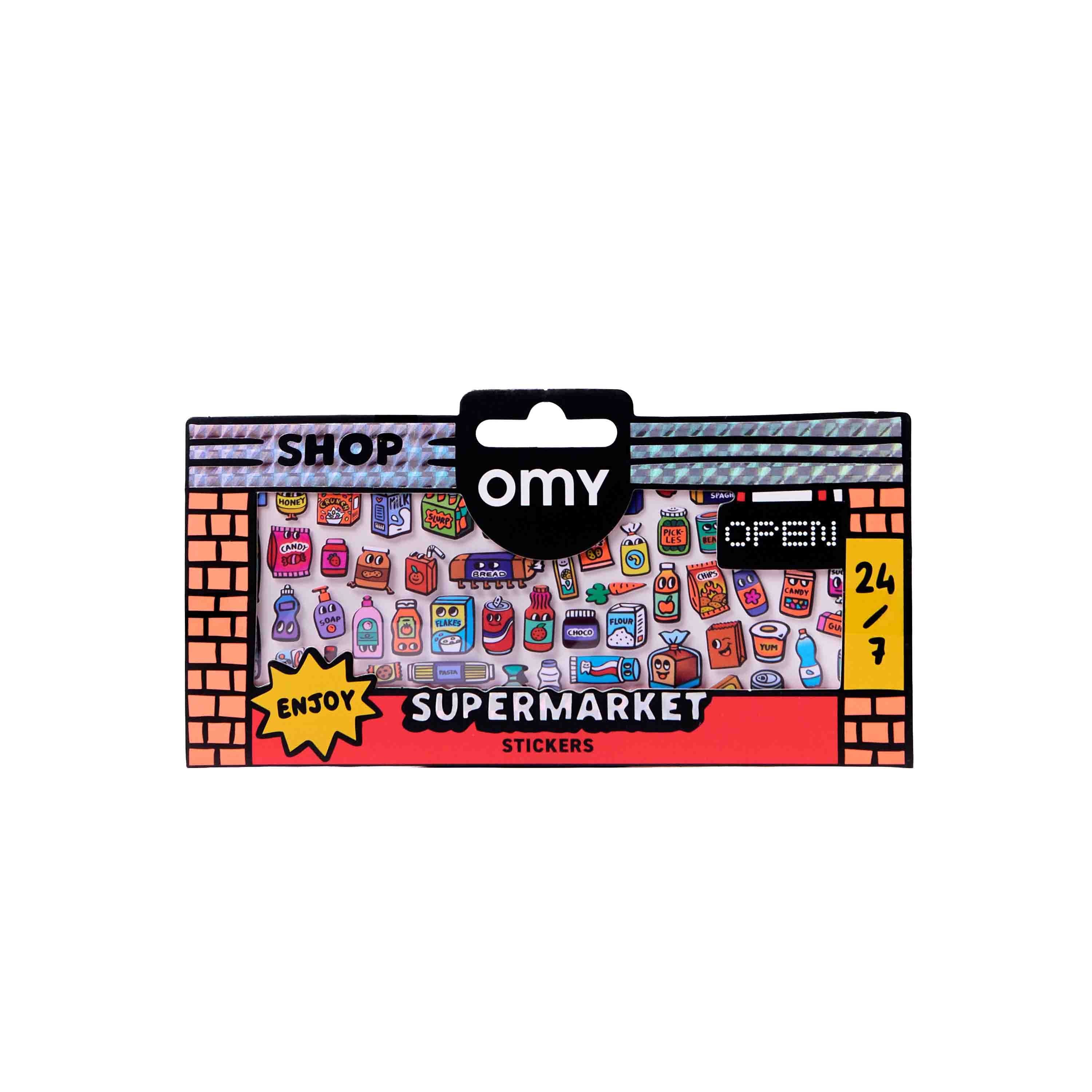 OMY Fabulous Vinil Çıkartmalar: Supermarket