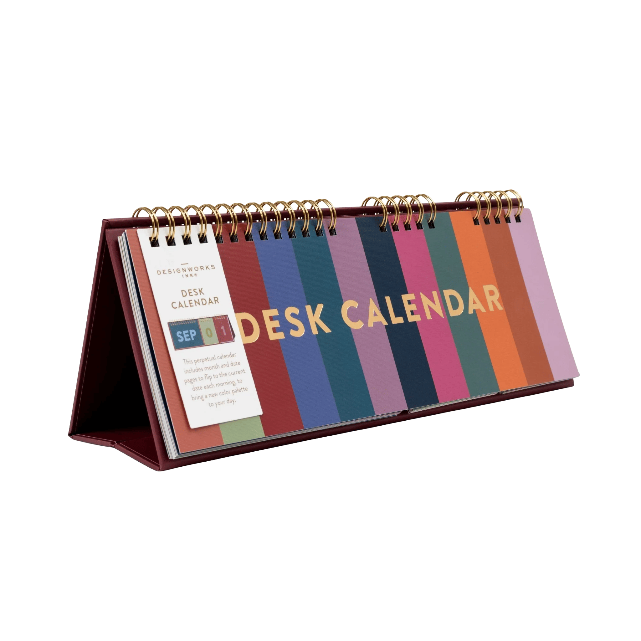 Perpetual Desk Calender: Colourblock