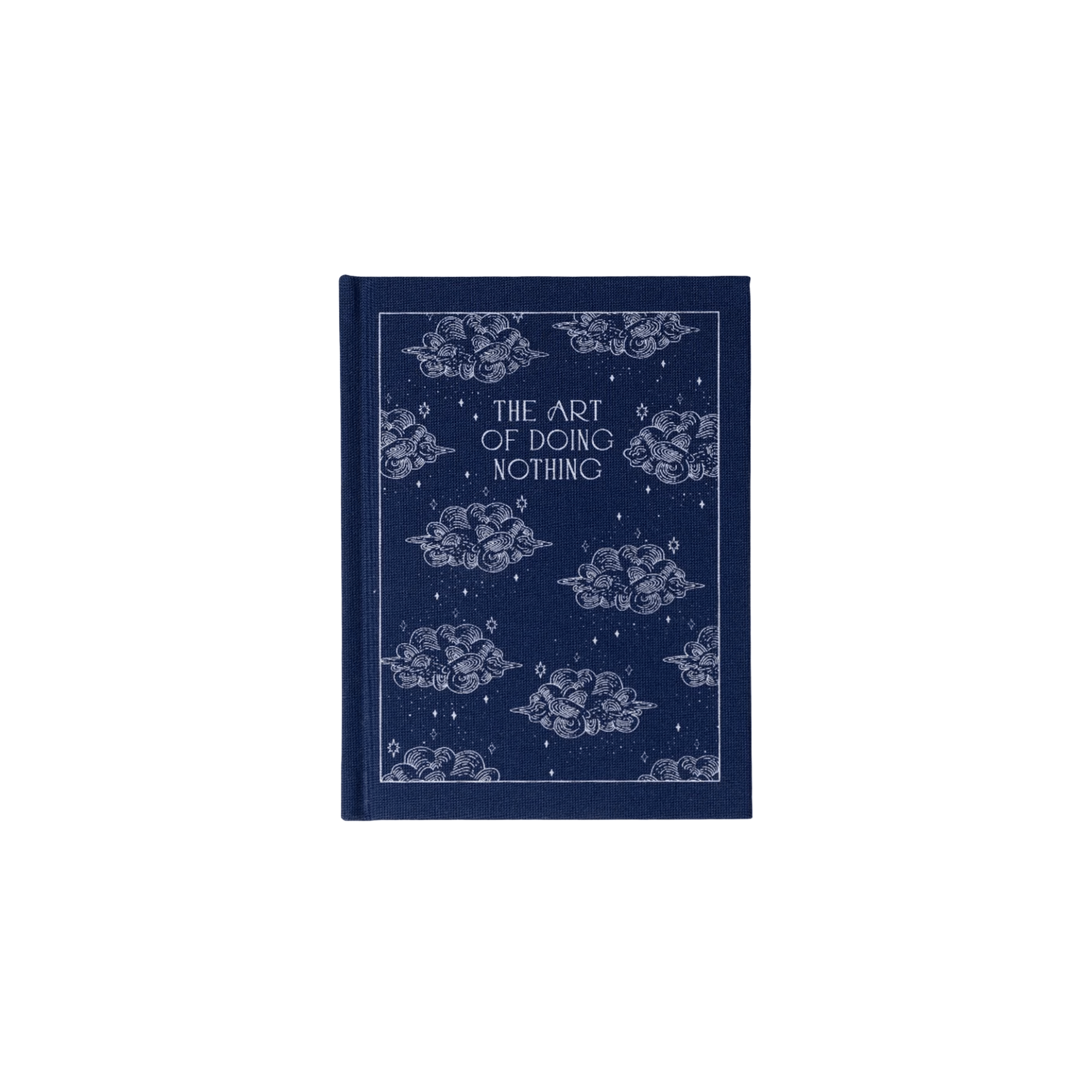 Self Help Retro Kapaklı Not Defteri: The Art Of Doing Noting (Lacivert)
