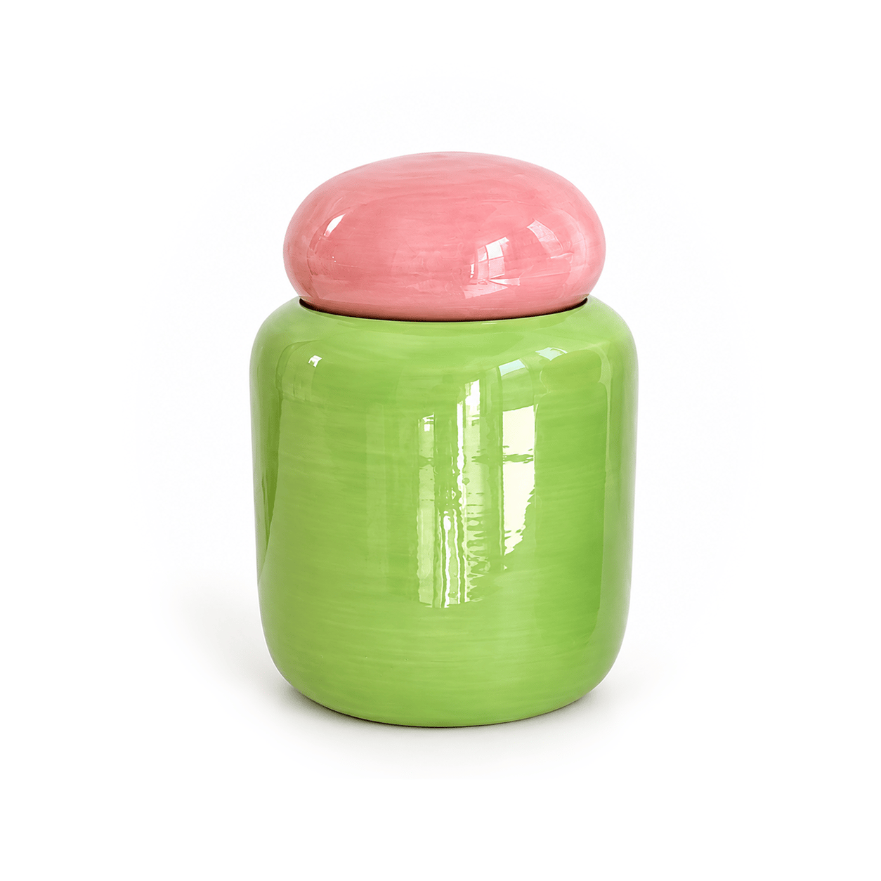Tete Boules Vazo (Yeşil Pembe)