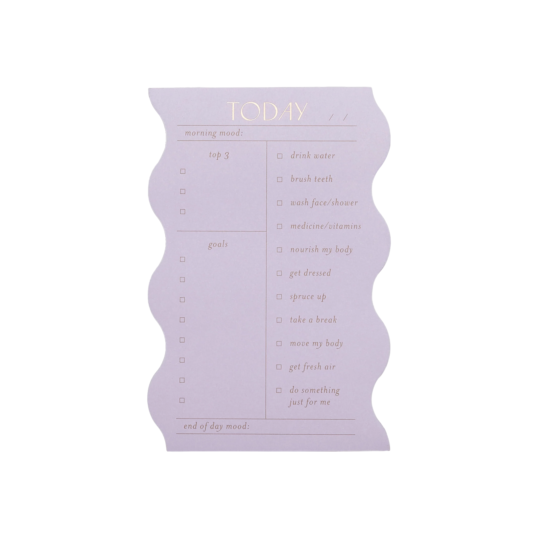 Wavy Gün Planlayıcı (Lilac)