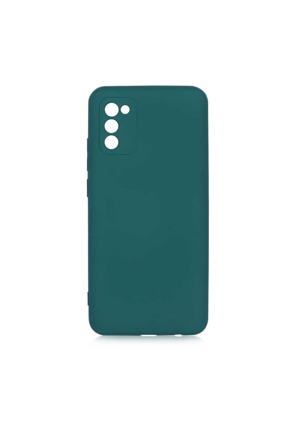 Galaxy A02S Kılıf NVTH Mara Lansman Kapak - Koyu Yeşil