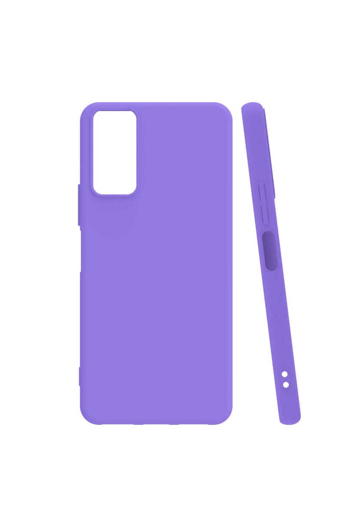 Galaxy A03S Kılıf NVTH Biye Silikon - Lila