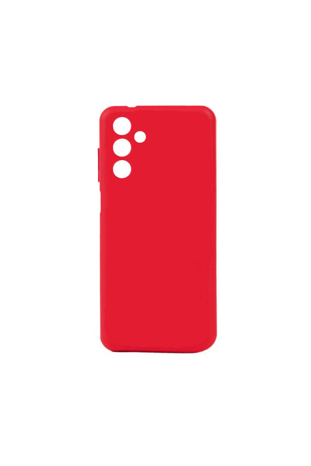 Galaxy A04S Kılıf NVTH Biye Silikon - Kırmızı