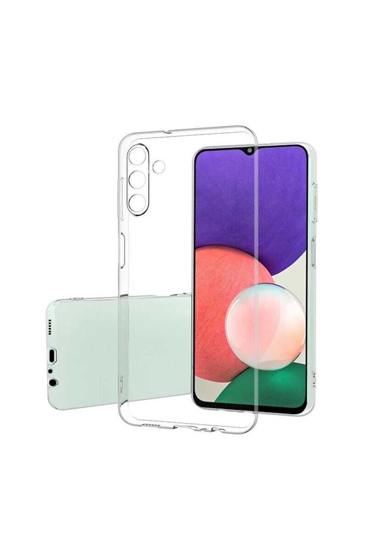 Galaxy A04S Kılıf NVTH Süper Silikon Kapak - Renksiz