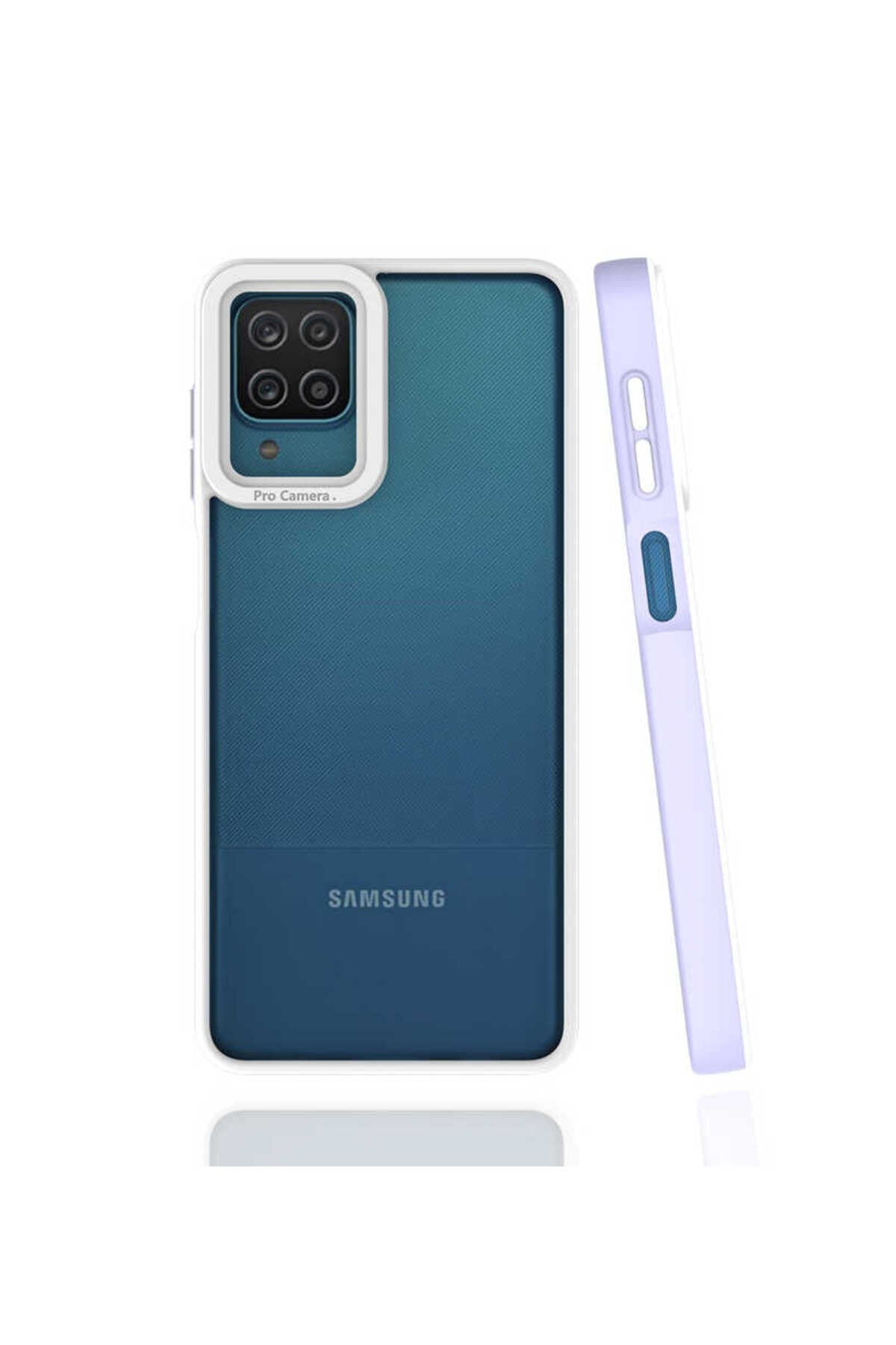 Galaxy A12 Kılıf NVTH Mima Kapak - Lila