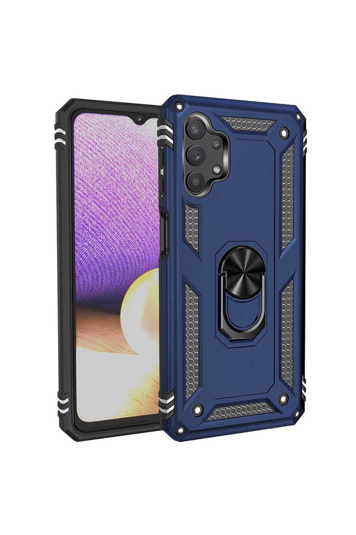 Galaxy A13 4G Kılıf NVTH Vega Kapak - Mavi