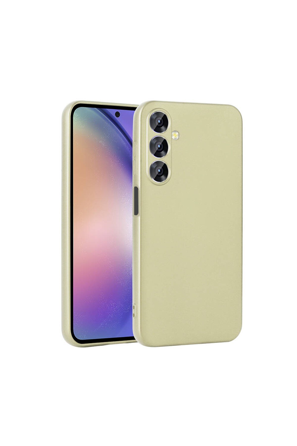 Galaxy A16 Kılıf NVTH Premier Silikon Kapak - Gold