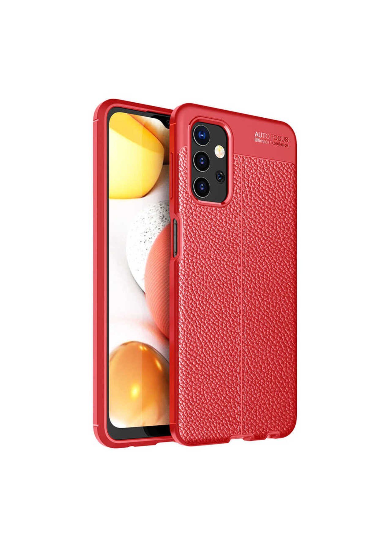 Galaxy A23 Kılıf NVTH Niss Silikon Kapak - Kırmızı