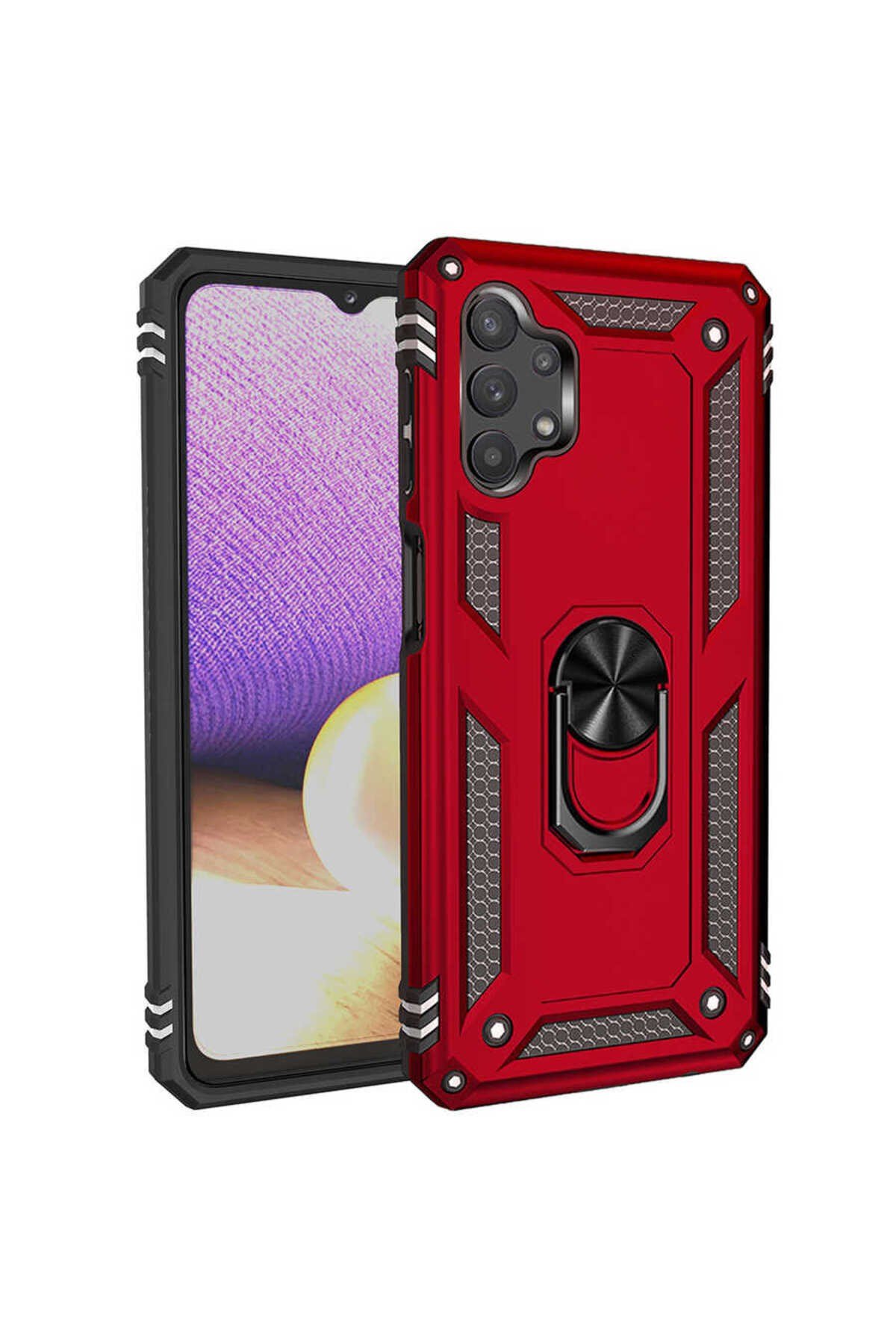 Galaxy A23 Kılıf NVTH Vega Kapak - Kırmızı