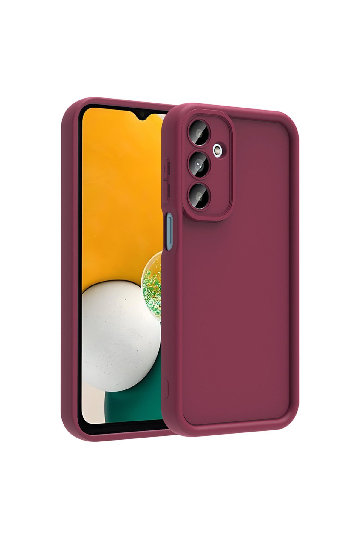 Galaxy A26 Kılıf Kamera Korumalı NVTH Ananas Kapak - Mürdüm