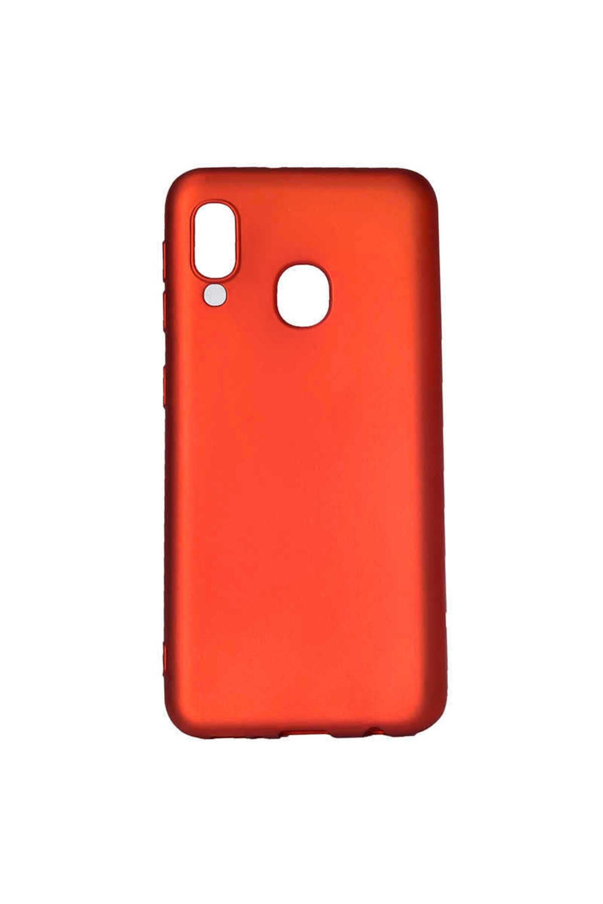 Galaxy A40 Kılıf NVTH Premier Silikon Kapak - Kırmızı