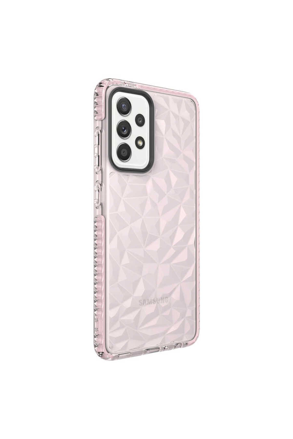 Galaxy A52 Kılıf NVTH Buzz Kapak - Pembe