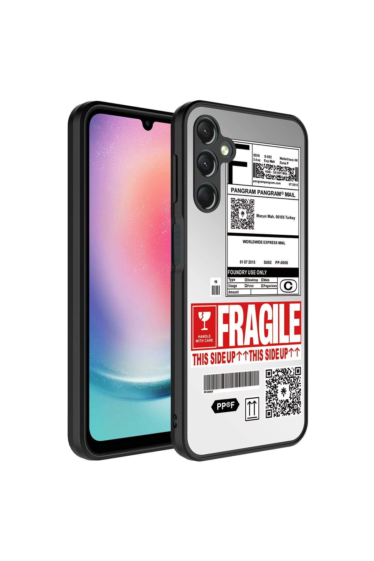 Galaxy A54 Kılıf Aynalı Desenli Kamera Korumalı Parlak NVTH Mirror Kapak - Fragile