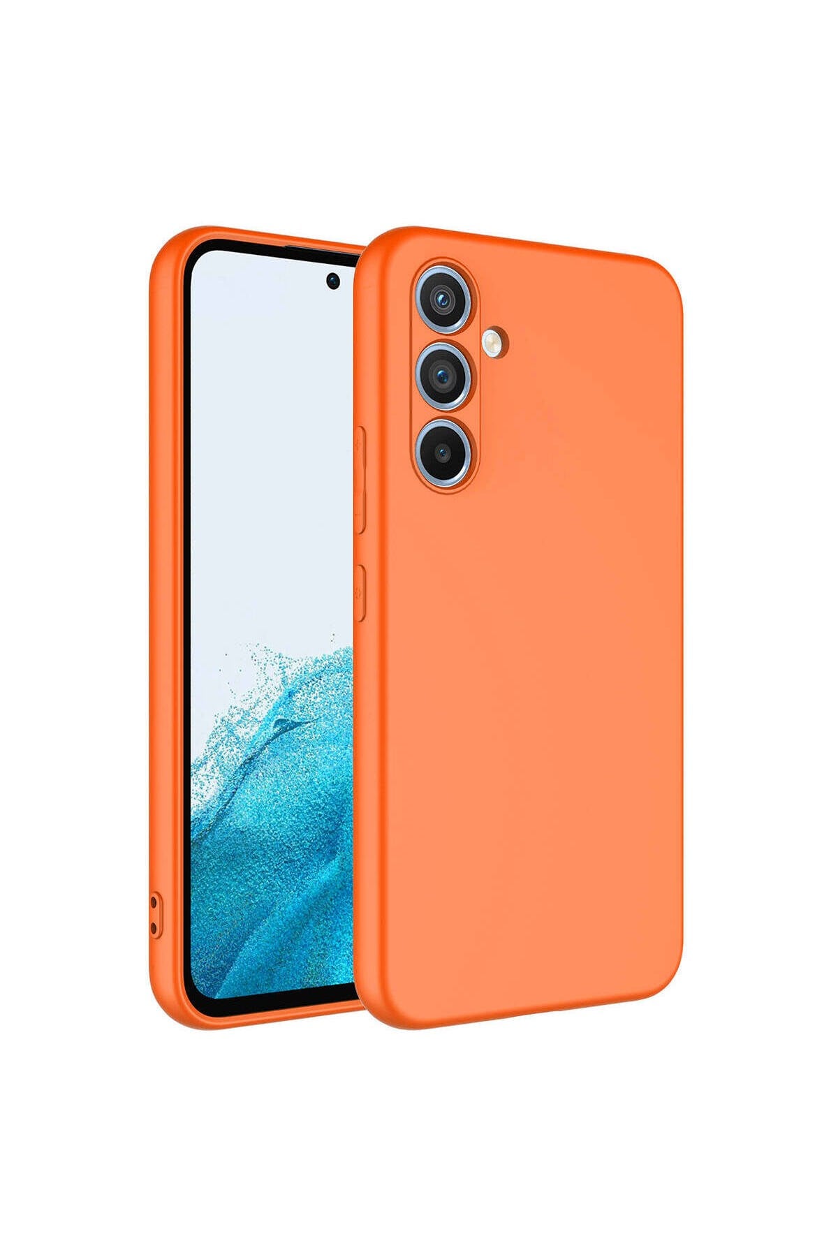 Galaxy A54 Kılıf NVTH Mara Lansman Kapak - Turuncu