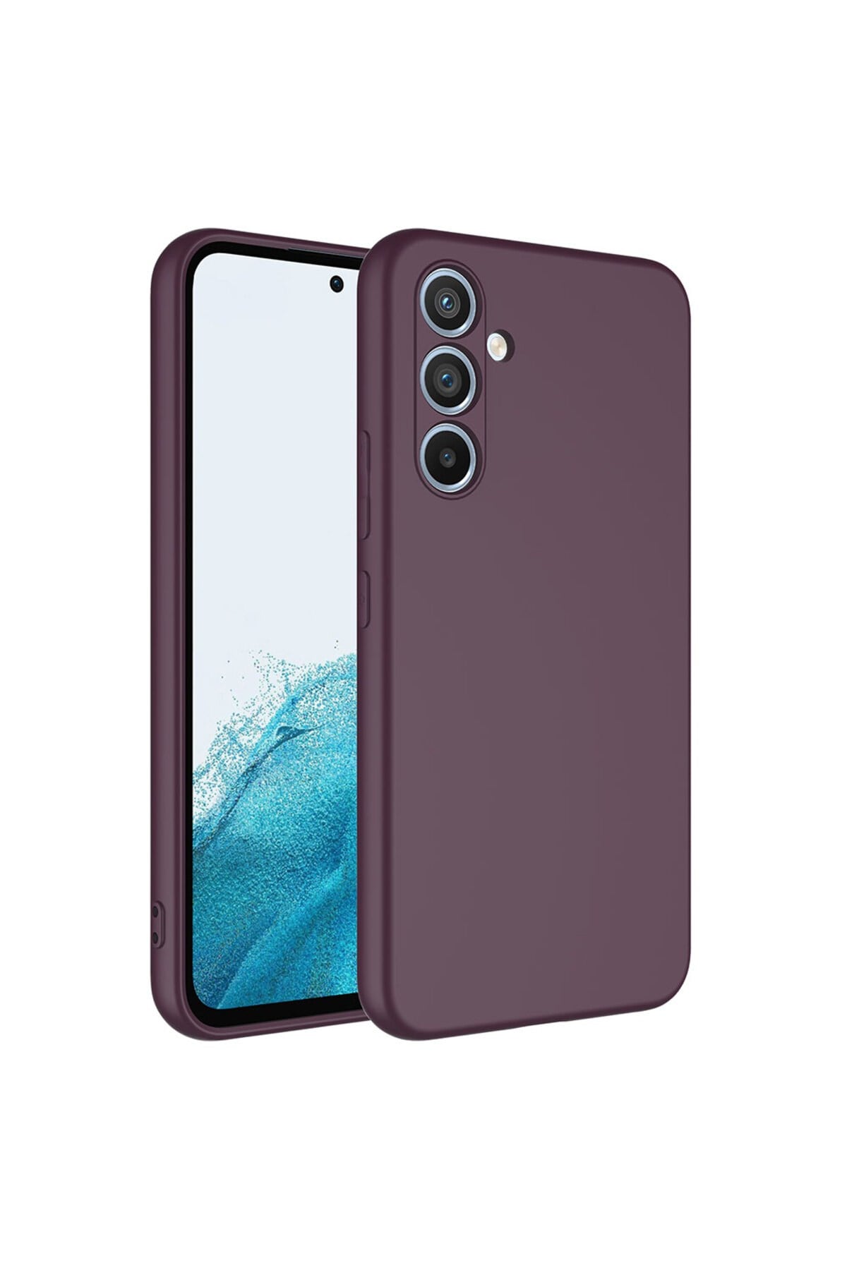 Galaxy A54 Kılıf NVTH Mara Lansman Kapak - Koyu Mor