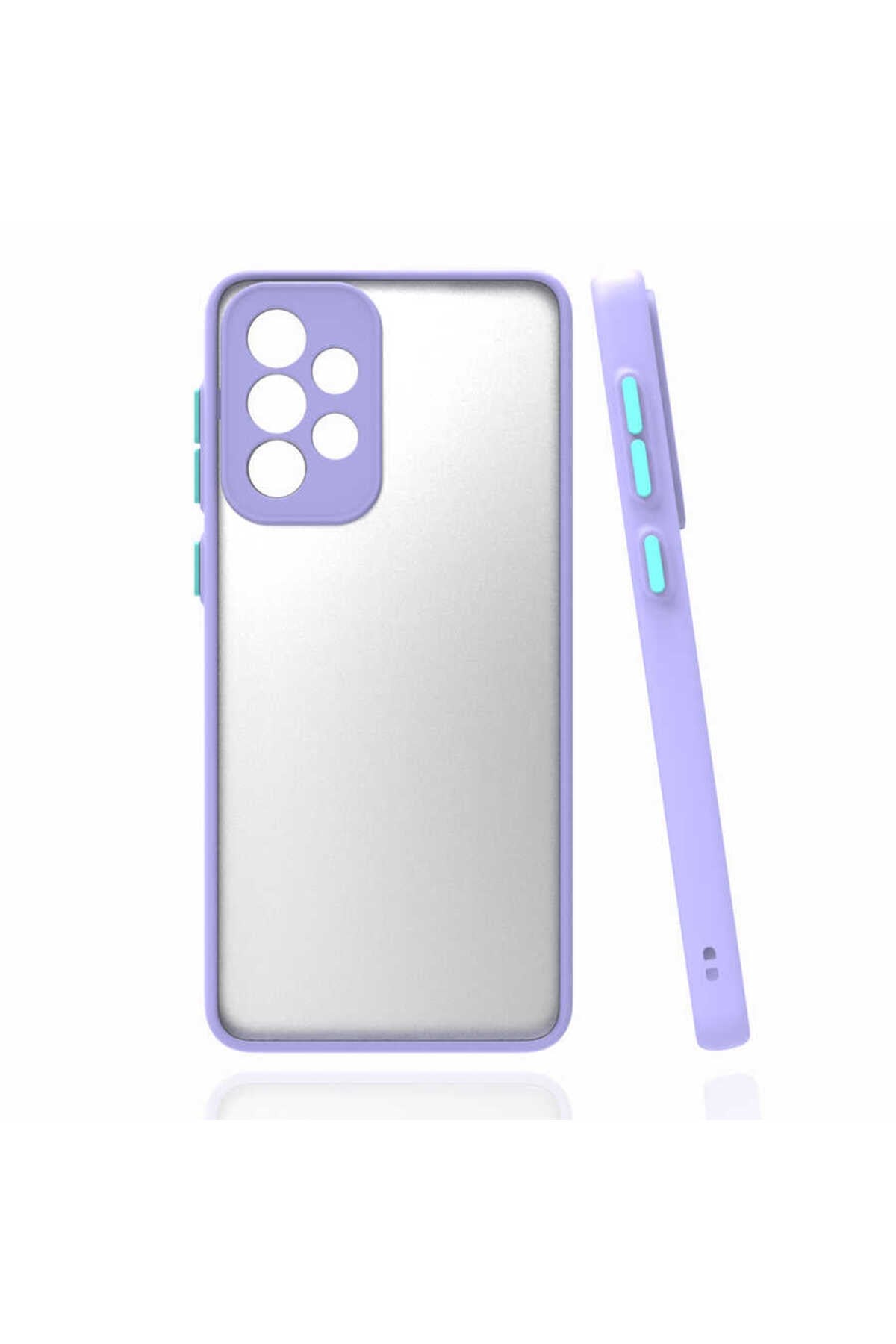 Galaxy A72 Kılıf NVTH Hux Kapak - Lila