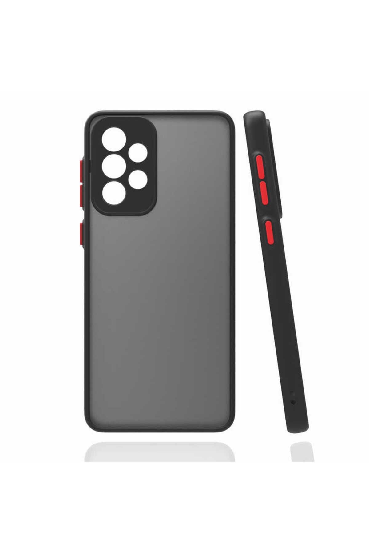 Galaxy A73 Kılıf NVTH Hux Kapak - Siyah