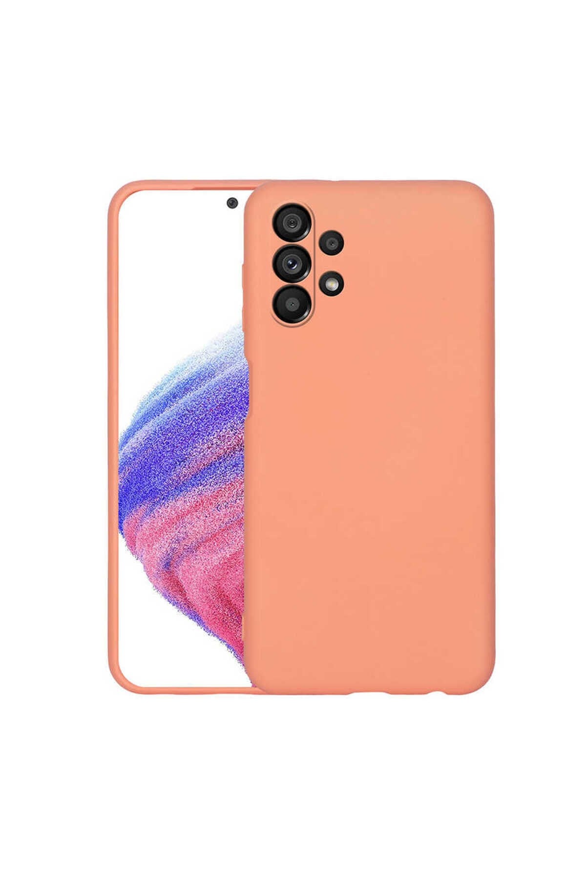 Galaxy A73 Kılıf NVTH Mara Lansman Kapak - Turuncu