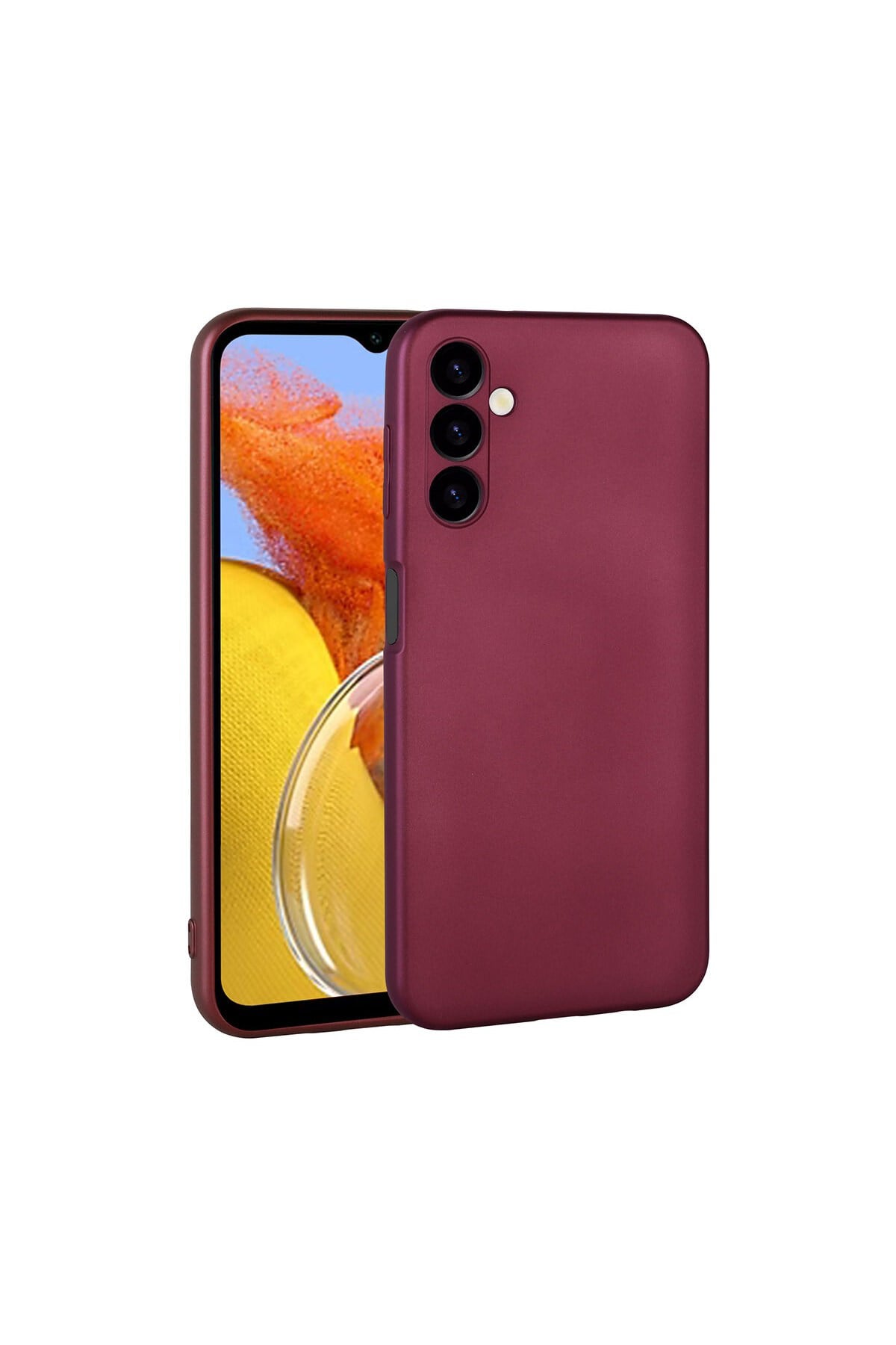 Galaxy M14 Kılıf NVTH Premier Silikon Kapak - Mürdüm