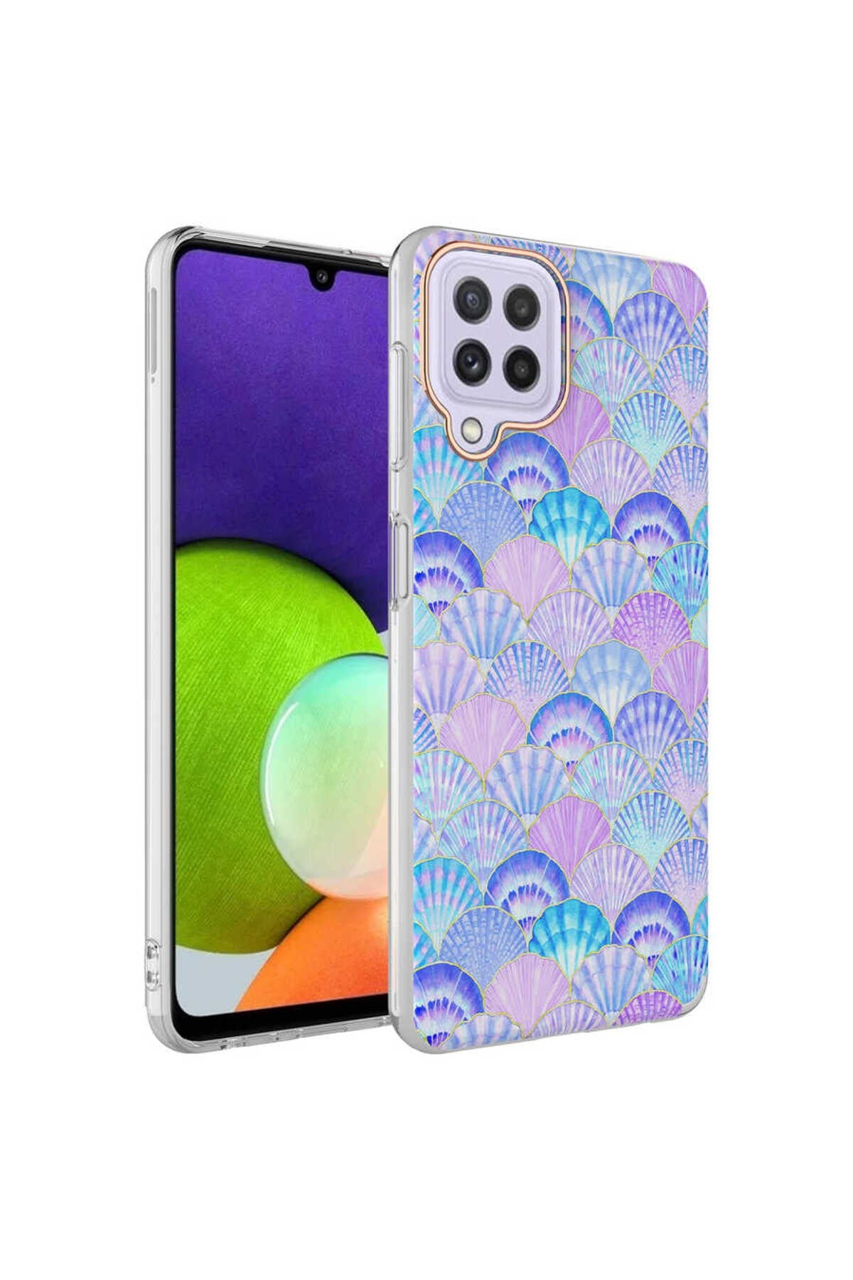 Galaxy M22 Kılıf NVTH Bella Kapak - Lila