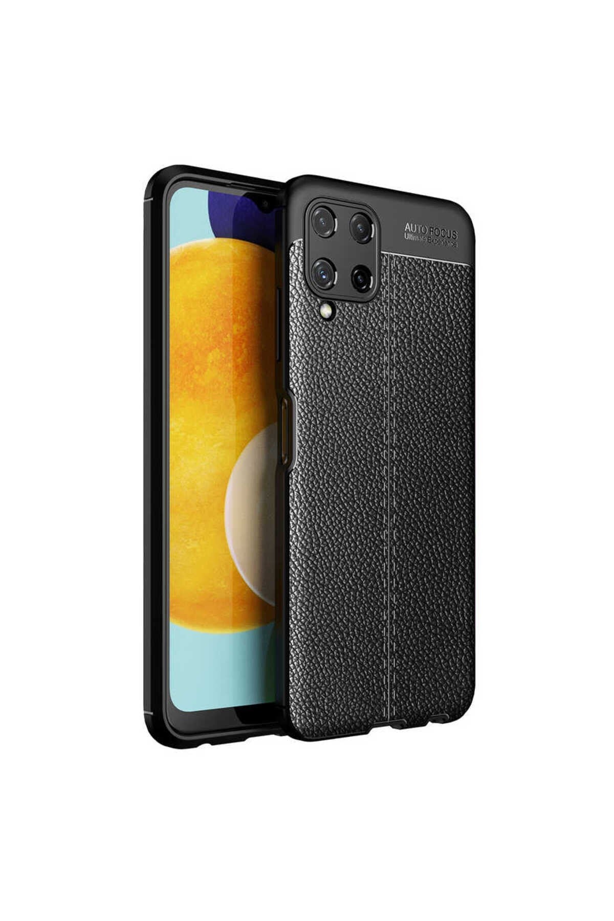Galaxy M22 Kılıf NVTH Niss Silikon Kapak - Siyah
