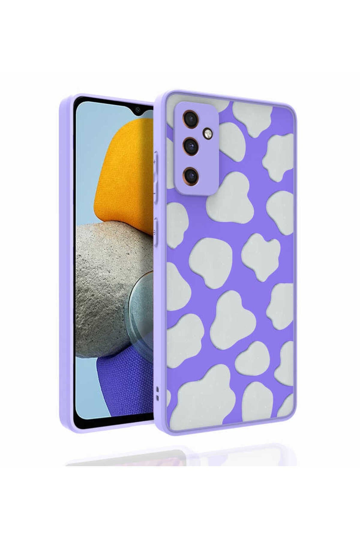 Galaxy M23 Kılıf Desenli Kamera Korumalı Parlak NVTH Nora Kapak - NO6