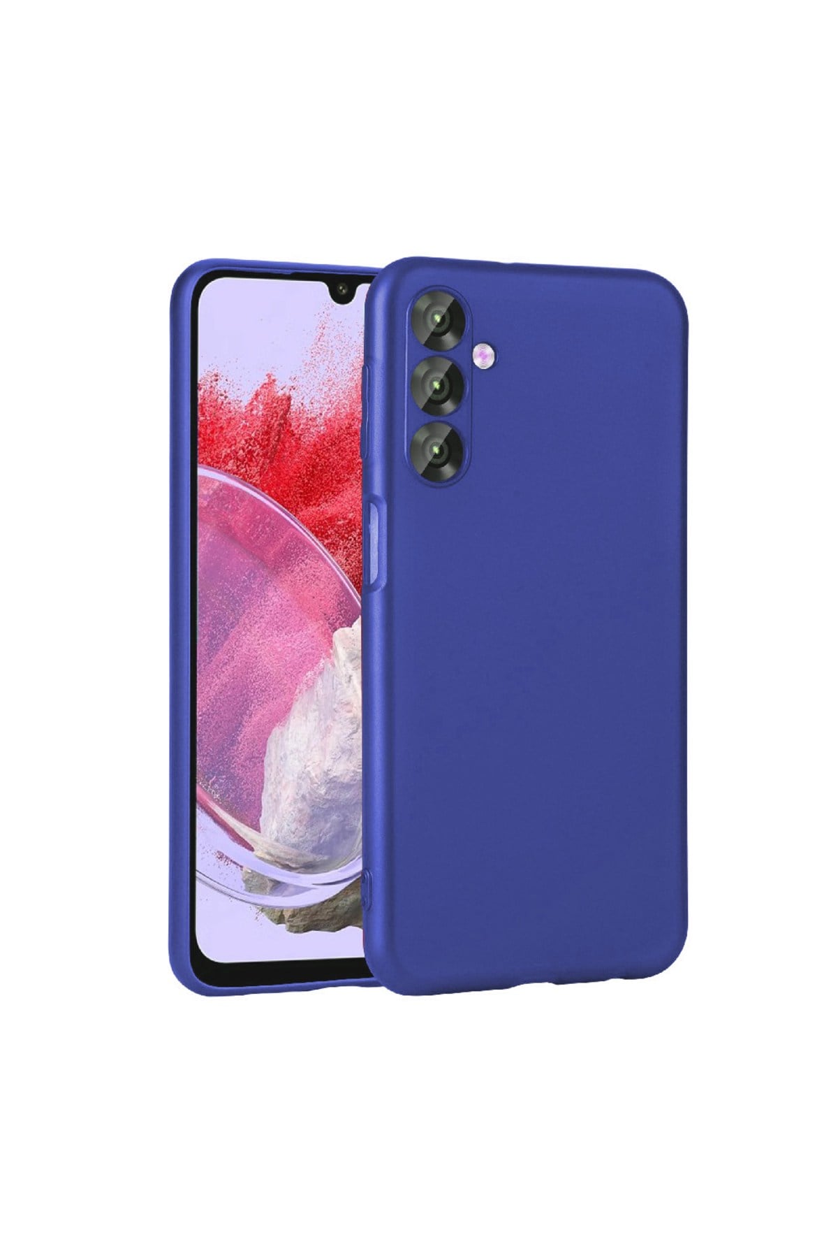 Galaxy M34 5G Kılıf NVTH Premier Silikon Kapak - Saks Mavi