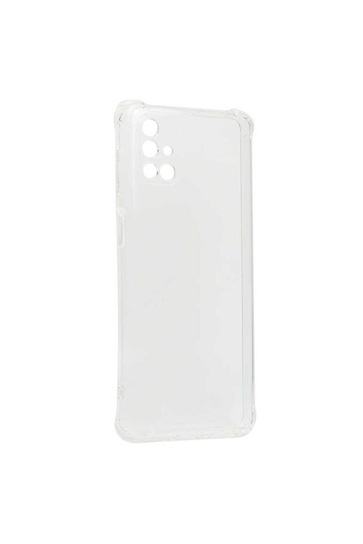 Galaxy M51 Kılıf NVTH Kamera Korumalı Nitro Anti Shock Silikon - Renksiz