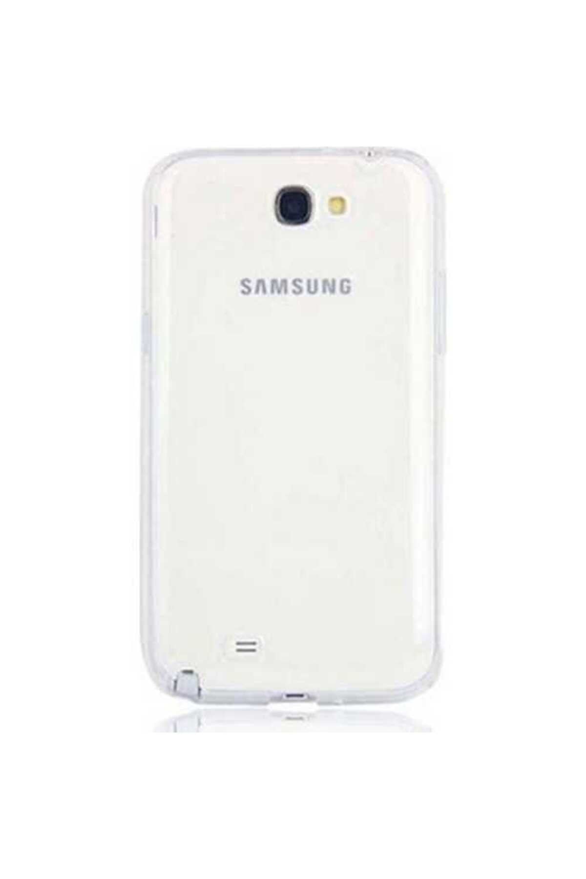 Galaxy Note 2 Kılıf NVTH Süper Silikon Kapak - Renksiz
