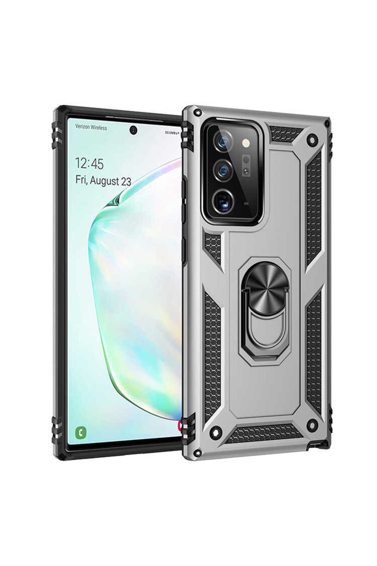 Galaxy Note 20 Ultra Uyumlu NVTH Vega Kılıf-Gri