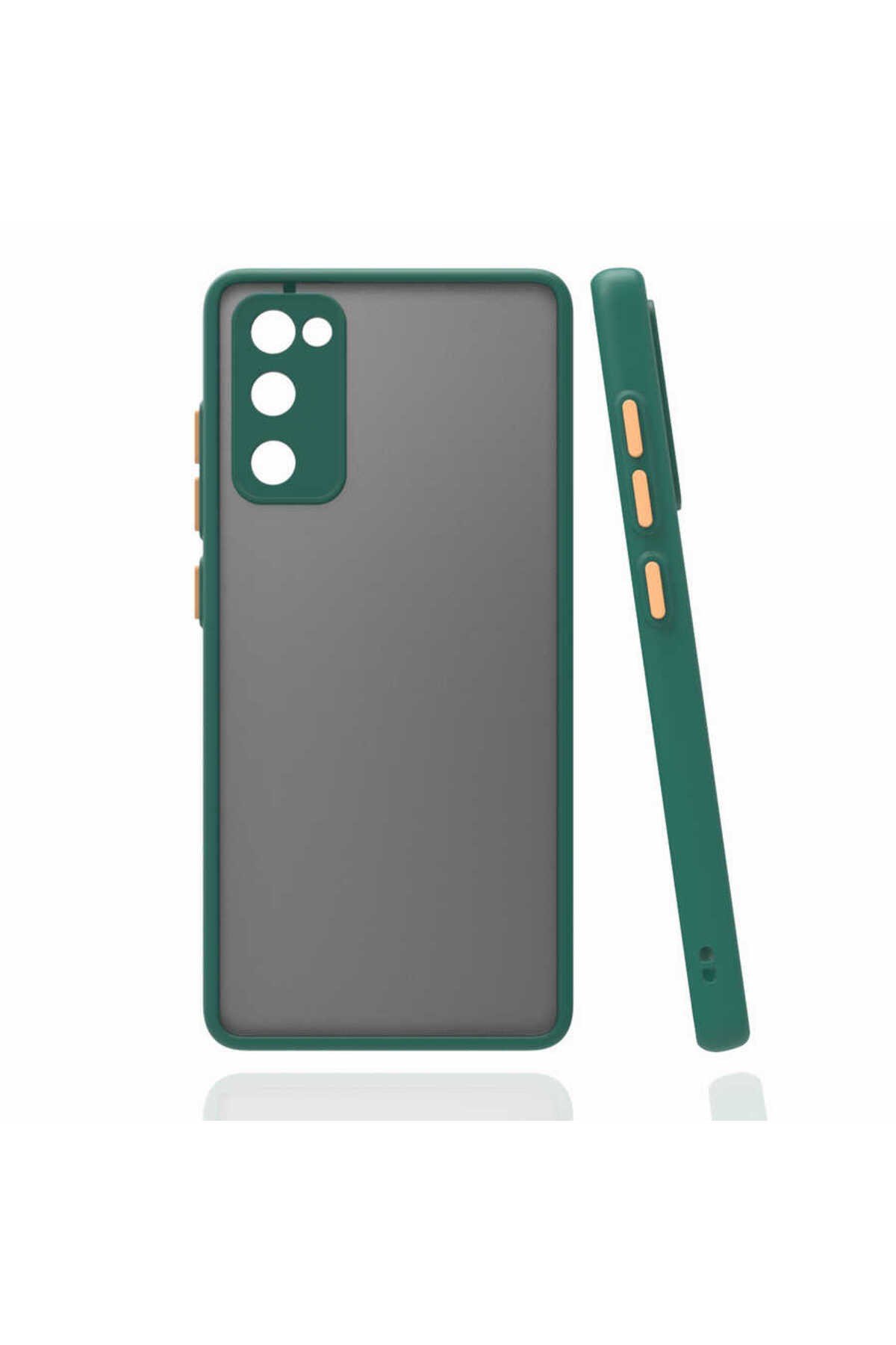 Galaxy S20 FE Uyumlu NVTH Hux Kılıf-Koyu Yeşil