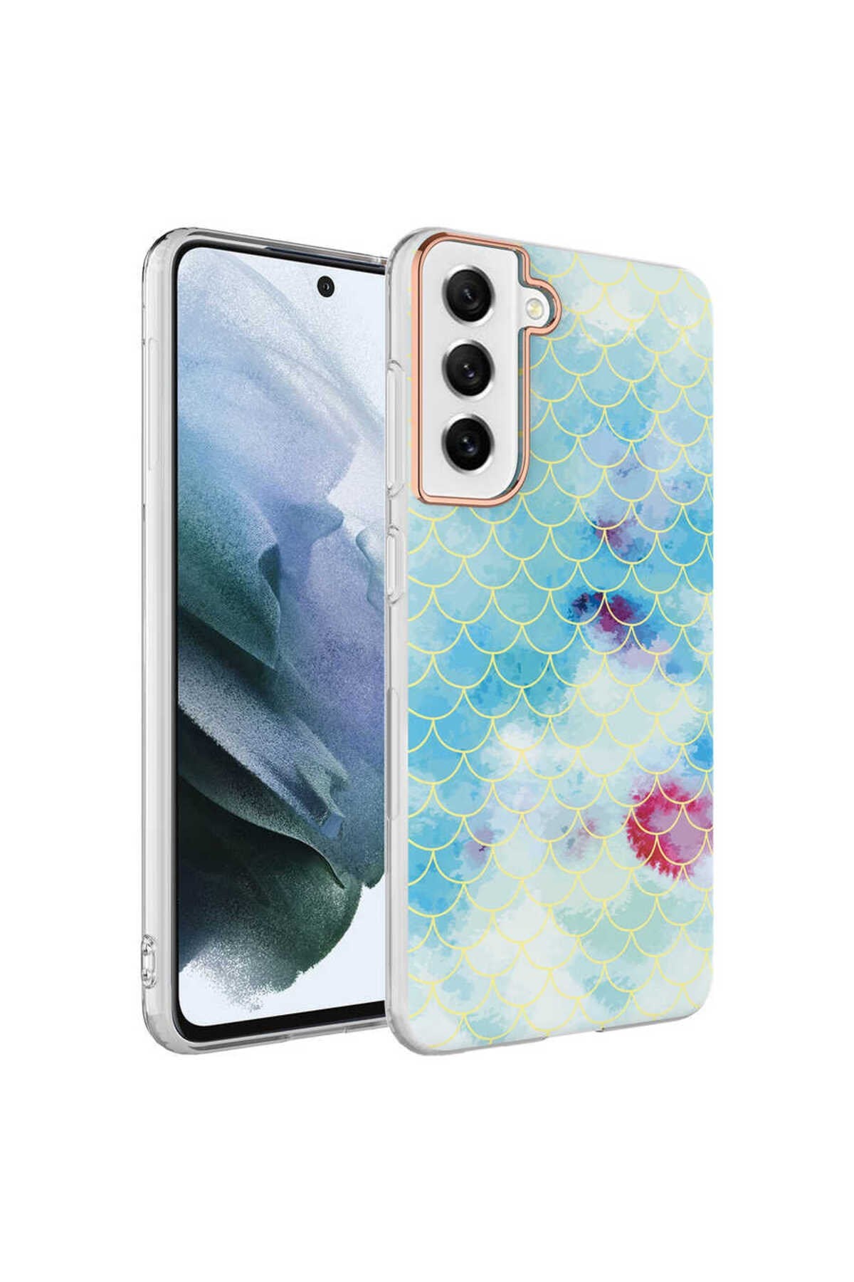 Galaxy S21 FE Uyumlu NVTH Bella Kılıf-Mavi