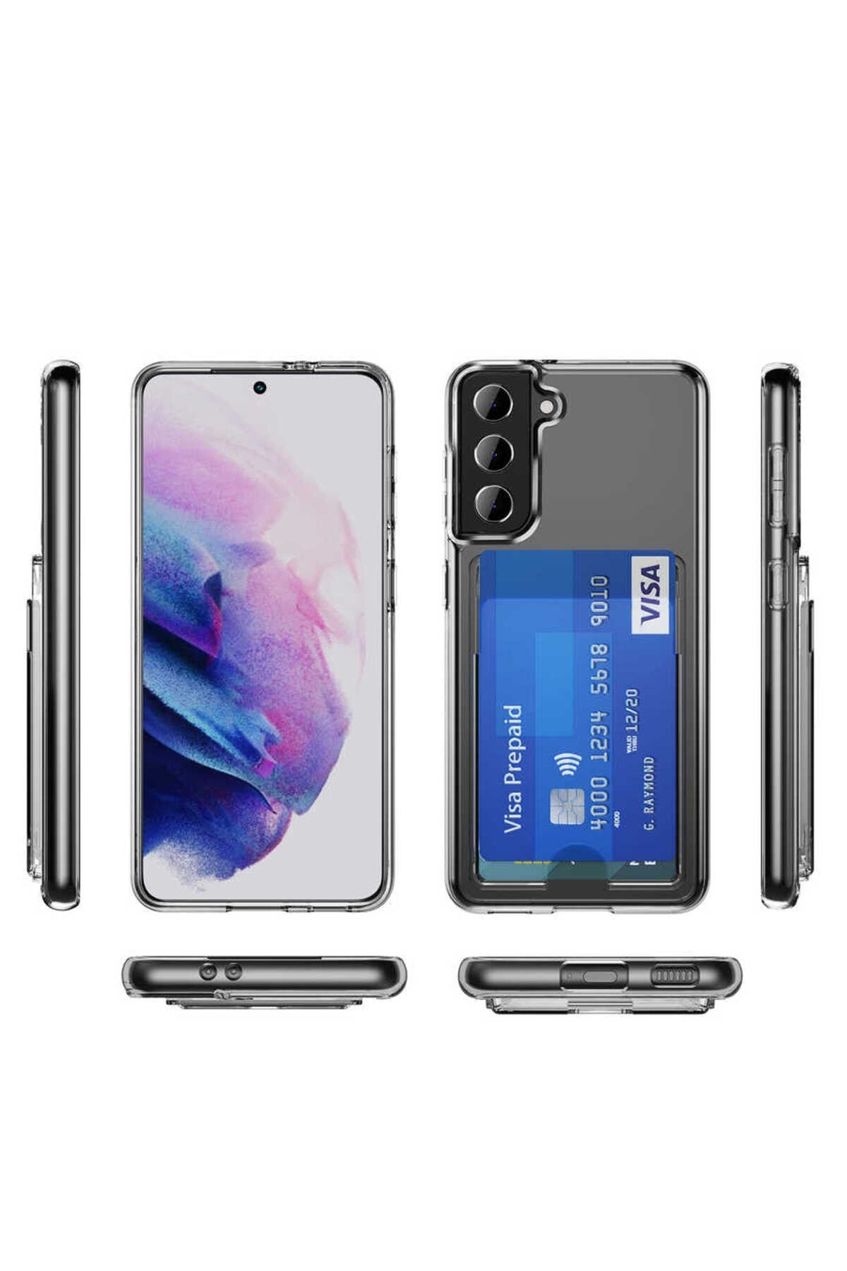 Galaxy S21 Plus Uyumlu NVTH NSM-a Kılıf-Renksiz