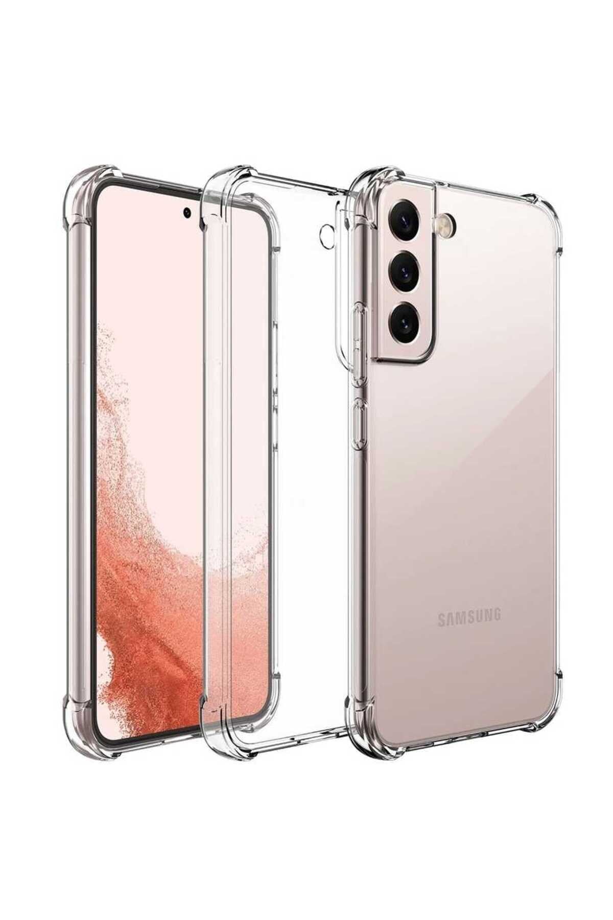 Galaxy S22 Plus Uyumlu NVTH Kamera Korumalı Nitro Anti Shock Silikon-Renksiz